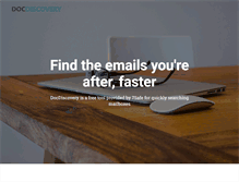 Tablet Screenshot of docdiscovery.net